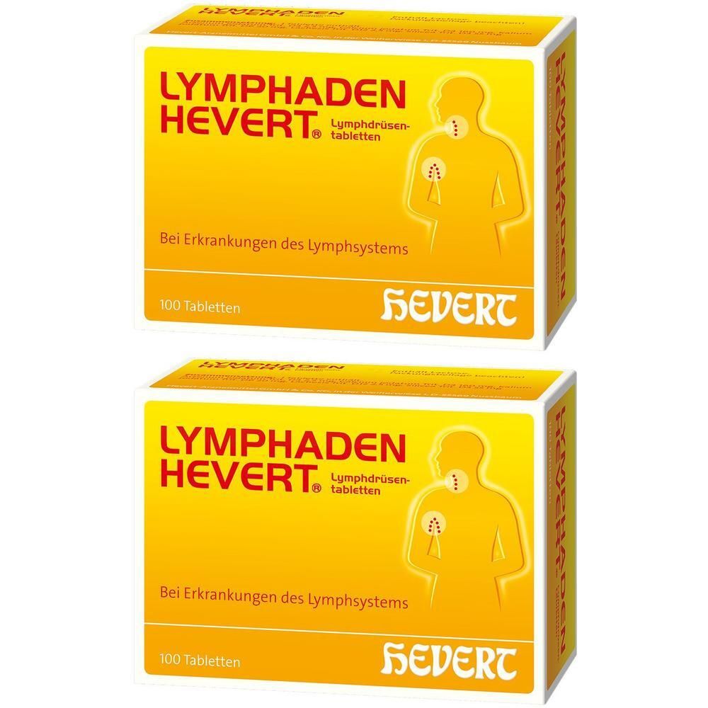 Lymphaden Hevert Lymphdrüsen Tabletten 2x 2x100 St