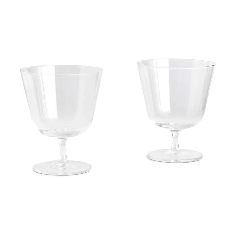 HAY Curve Stem drinkglas 2-pack Helder