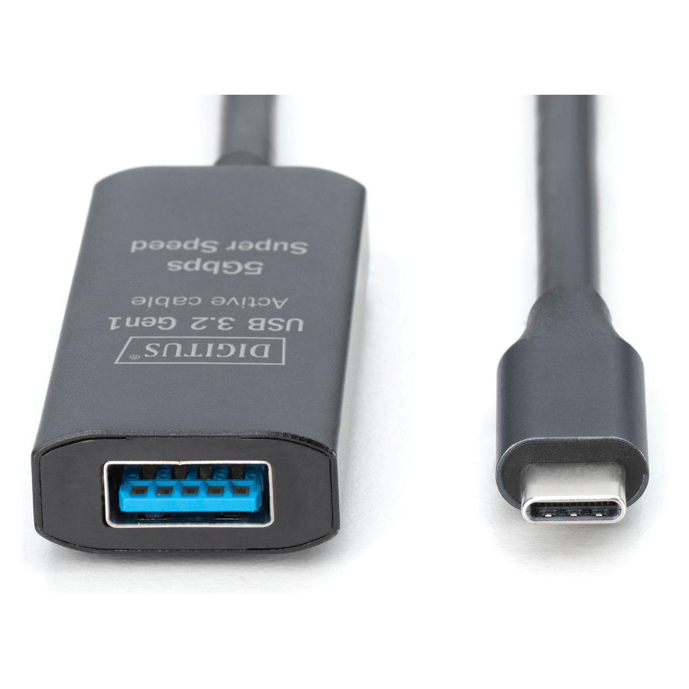 Digitus USB Typ C - USB A (5 m, USB 3.2 Gen 1, 5 W) (DA-73110)