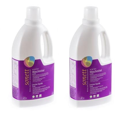 Sonett Waschmittel flü 30°-95°C Lav 2 lt x2 2x2 l Liquidum