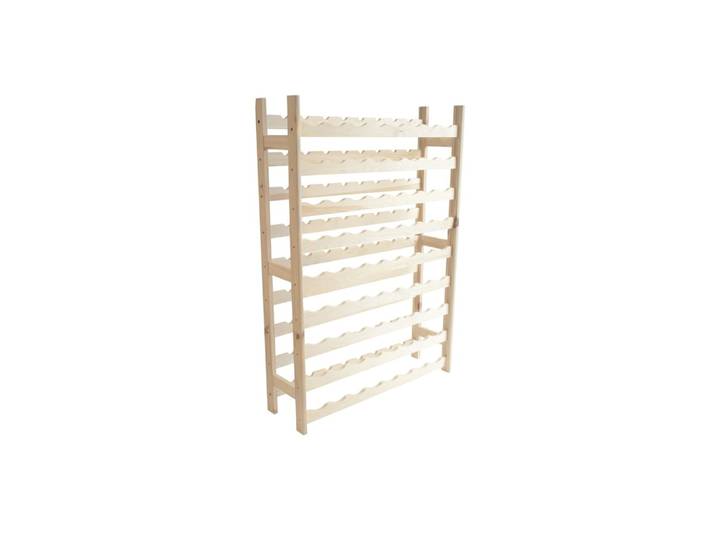 Range-bouteilles 72 bouteilles en bois 80 x 25 x 120 cm