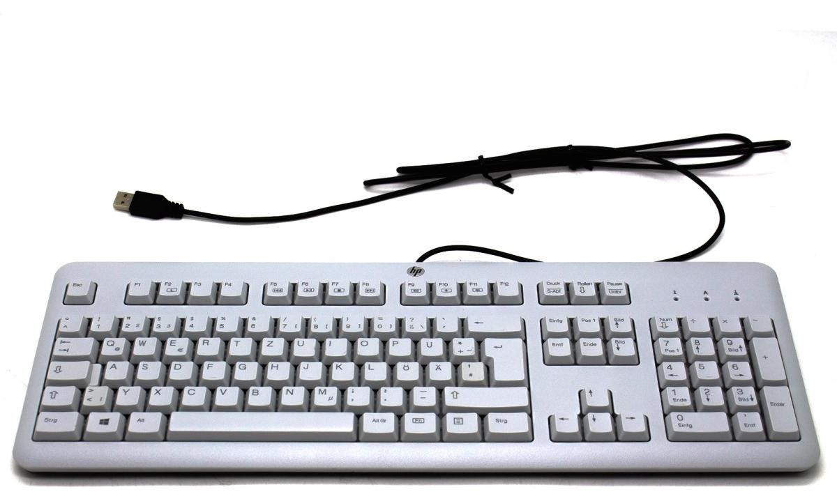 HP Toetsenbord USB Volledig formaat Grijs