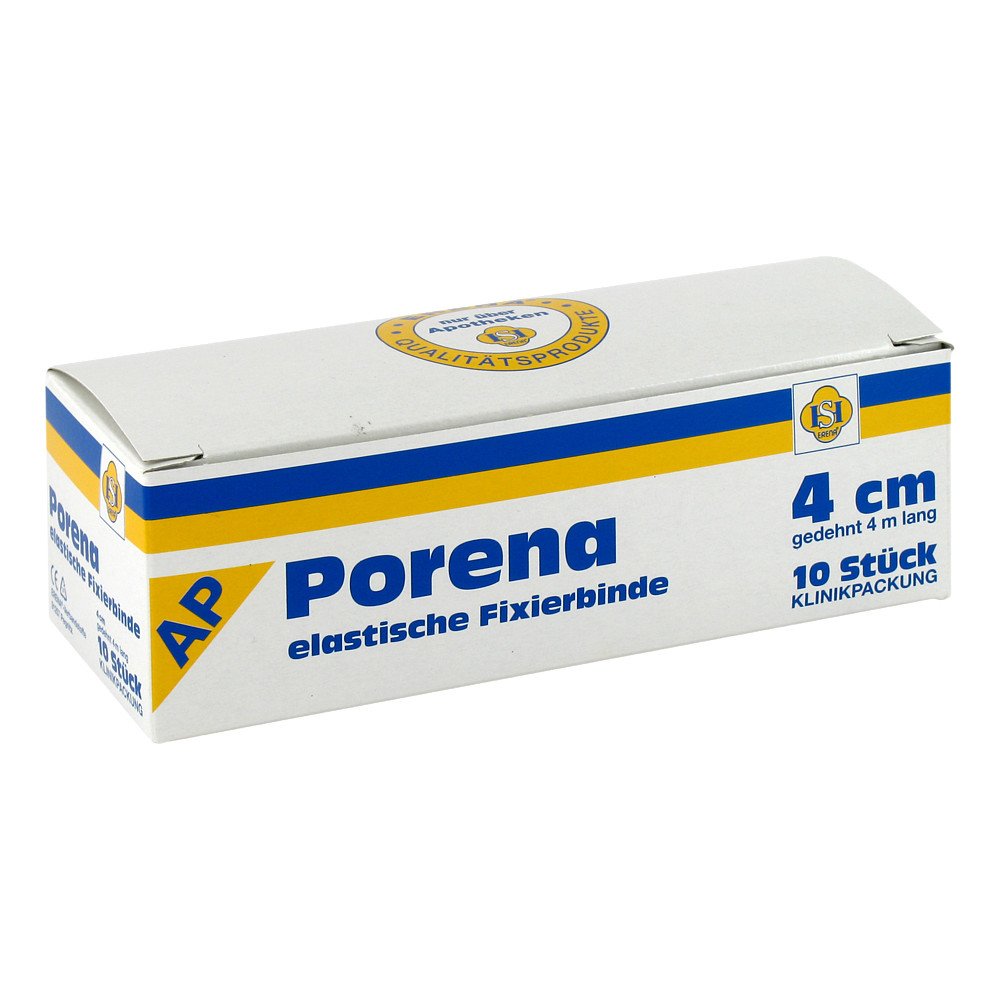 ERENA Verbandstoffe GmbH & Co. KG Porena elastische Mullbinde 4cm ohne Cello weiss 03289604