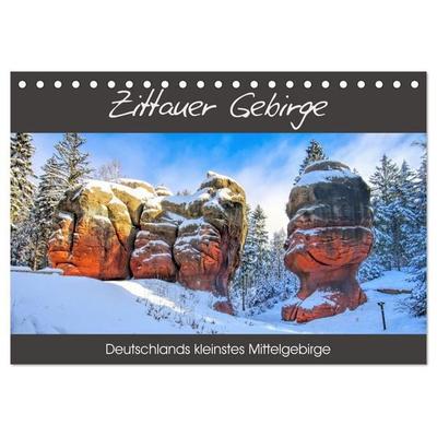 Zittauer Gebirge - Deutschlands kleinstes Mittelgebirge (Tischkalender 2026 DIN A5 quer), CALVENDO Monatskalender