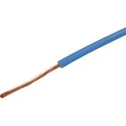HERTH&BUSS Kabel, FLY, 1x 1,0mm2, 50m blau - 51275107006 - blau