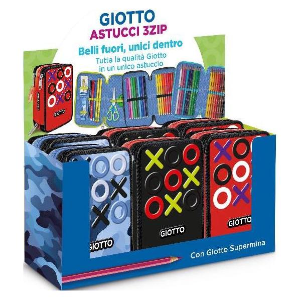 Giotto Premium Tris Collezione 3-Zip-Etuis mit (F963000)