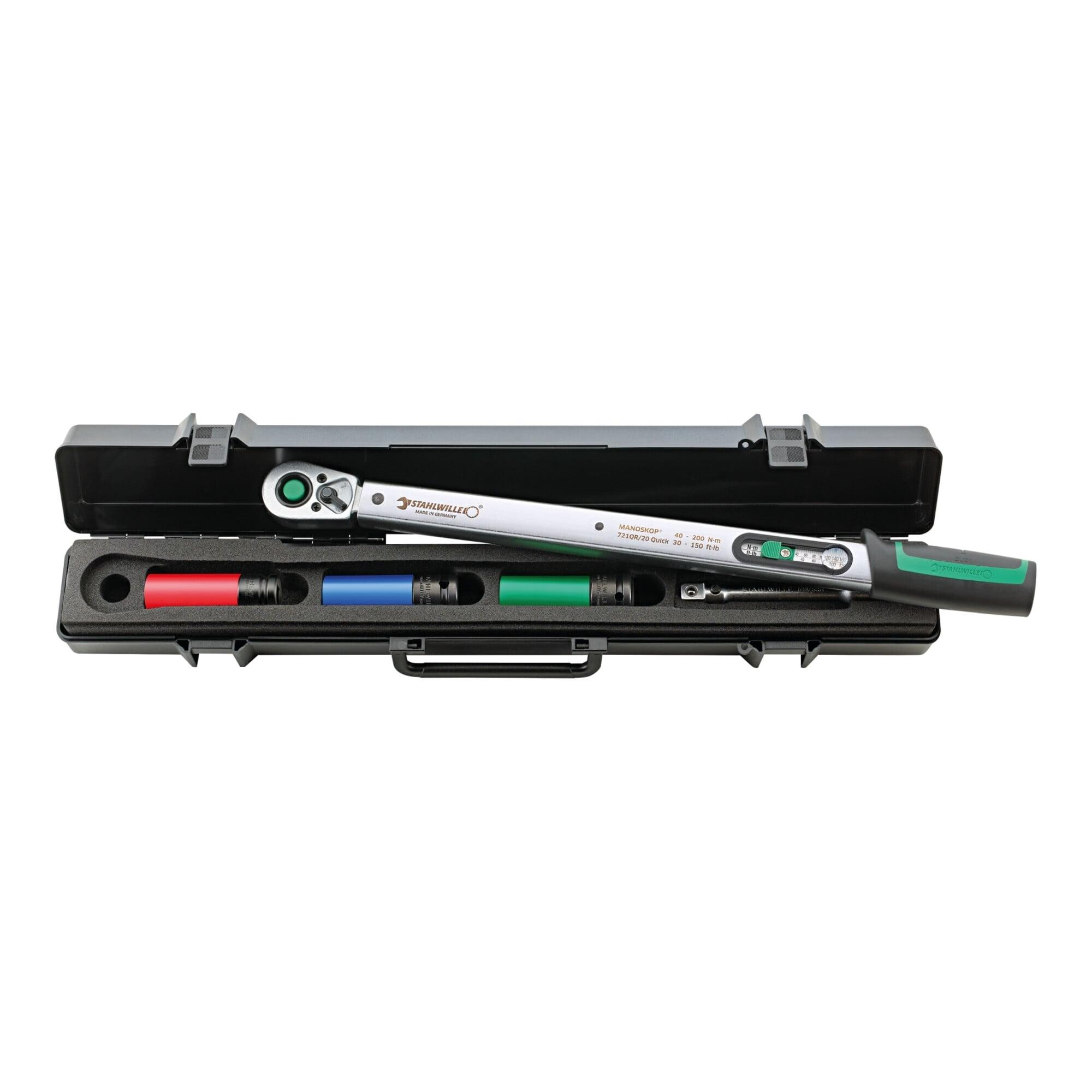 Stahlwille Radmontage-Set Nr.721QR/20/3/1 QUICK 40-200 N·m Antriebs-4kant 1/2" (96507214)