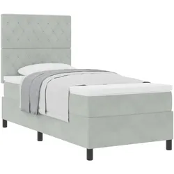 vidaXL, Boxspringbett, Bettmatratze (90 x 200 cm)