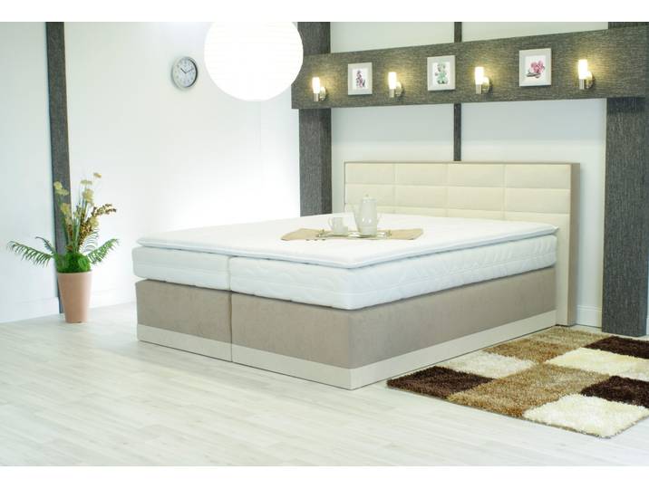 Topper, weiß (altweiß), B:200cm L:200cm, Polyester, WESTFALIA SCHLAFKOMFORT, Topper, Topper, Raumgewicht: 35
