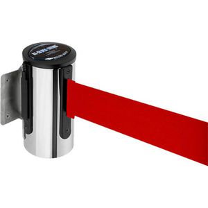 RS-GUIDESYSTEMS Personenleitsystem GLW 25, silber, aus Metall, Gurt: 4m in rot