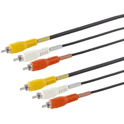 3 Cinchstecker/ 3 Cinchstecker 1xVideo 2xAudio 5m