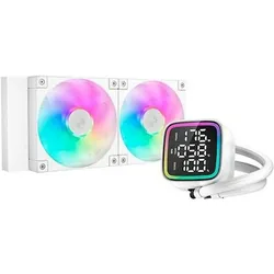 Deepcool LD240 WH, CPU Wasserkühler, Mehrfarbig, Weiss