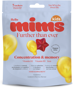 Mims Suplemento Alimentar Desempenho Mental Kids 7 x 12.5 gr