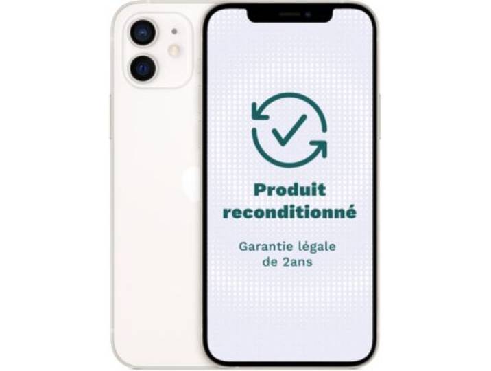 Apple - Smartphone Iphone 12 Blanc 64go
