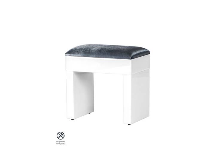 Pimlico Hocker - Weißglas