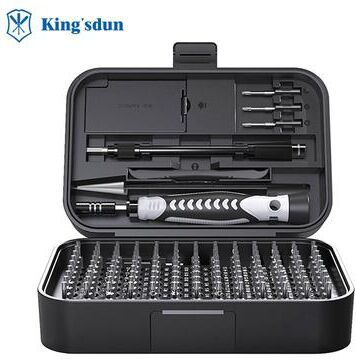 Multisell Products Hub Magnetic Screwdriver Set, Mini Small Portable Kit For Cell Phone, PC, Xiaomi, Watch Repair 122 In 1 Gray