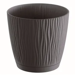 Prosperplast - SANDY P 1L Blumentopf - 12,9 x 12,9 x 12 cm in der Farbe Anthrazit