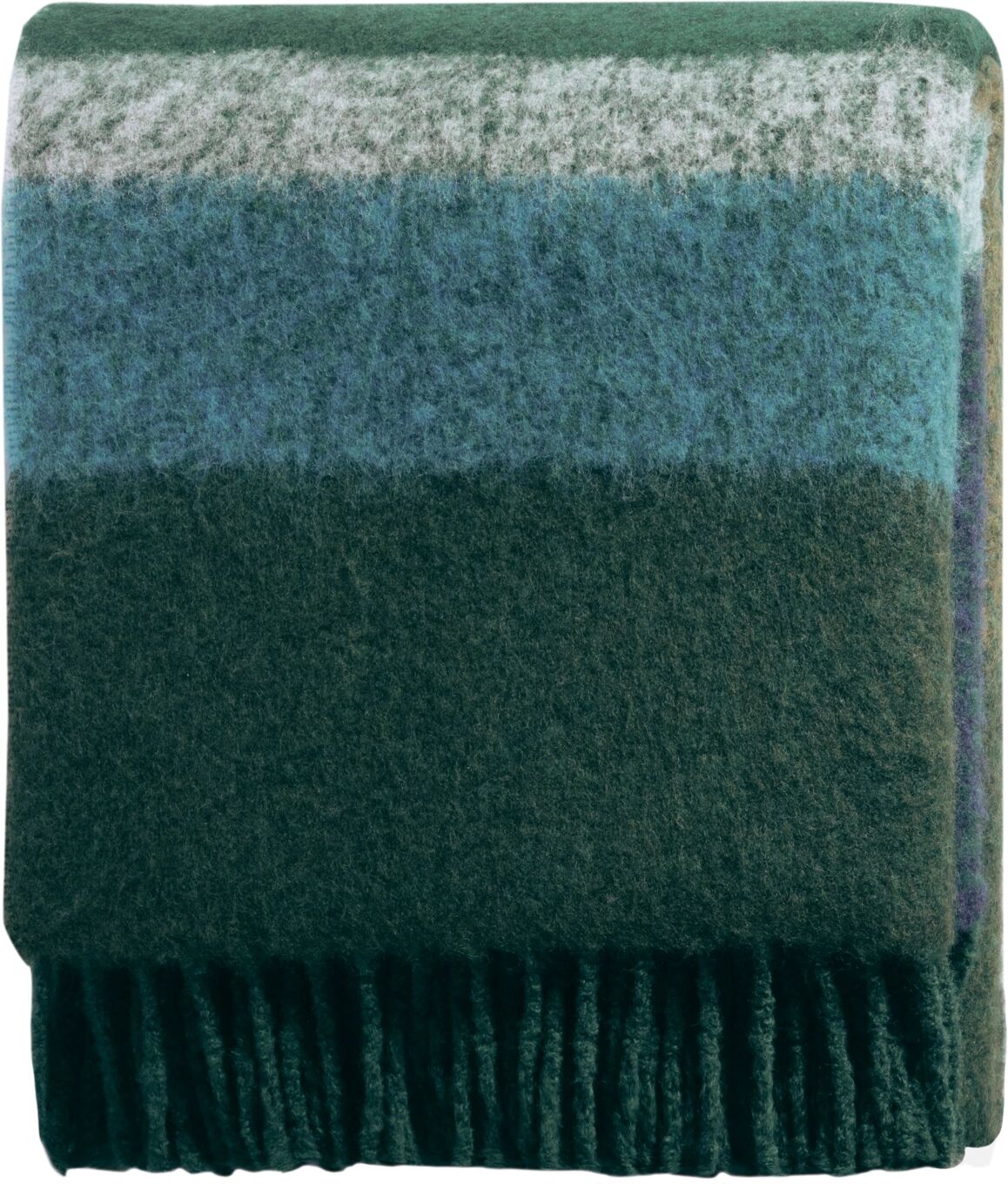 Biederlack Miltonia Mohair Look  Grün-Blau
