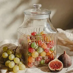 Karaca Chesta Vorratsglas mit Glasdeckel, 3,2L