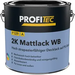 PROFITEC 2K Mattlack WB P329 Komp. A 2,25 L Weiß