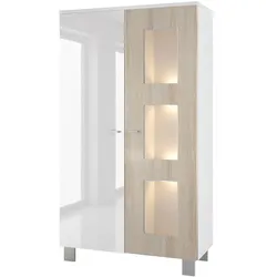 VITRINE Denjo Tür in Eiche sägerau