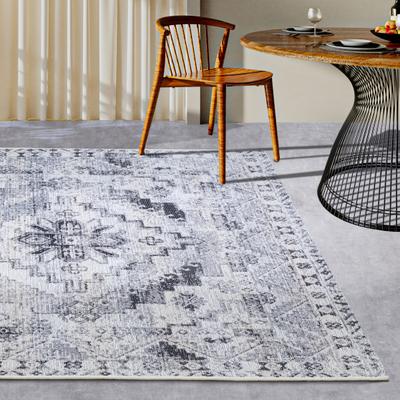 Outdoorteppich VILLEROY & BOCH "Esther", beige (creme,grau), B:160cm H:3mm L:235cm, Polyester, Polypropylen, Teppiche, Outdoorteppich, Outdoor, Flachgewebe, wetterfest, Balkon, Garten, Klassisch, Terrasse
