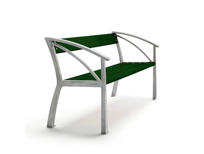 Byarums bruk Vasa Sofa Grün, Rohaluminiumgestell