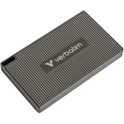 Verbatim Metal Mini (0.51 TB), Externe SSD, Grau, Schwarz