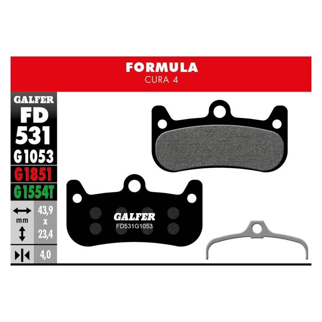 Galfer Bike Standard Bremsbeläge (Formula, Organisch (Resin)) (FD531G1053)
