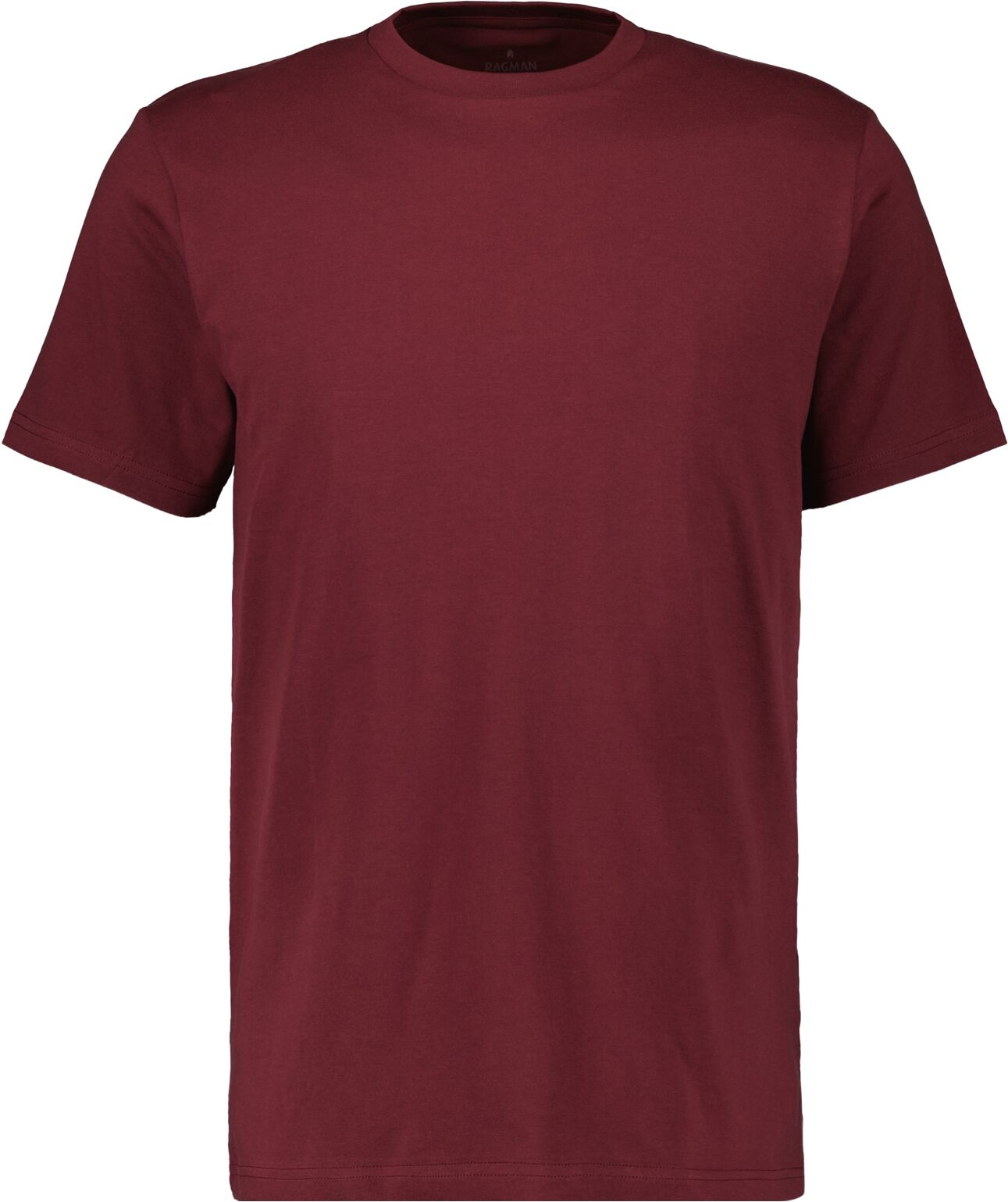 Longshirt RAGMAN, Herren, Gr. 106, rot (barolo, 684), Baumwolle, Rundhals, Shirts Longshirt barolo, 684 106