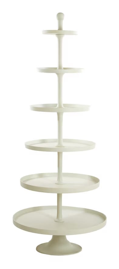 Light & Living Etagère Hokksund Crème Rond, Hoogte: 200 cm