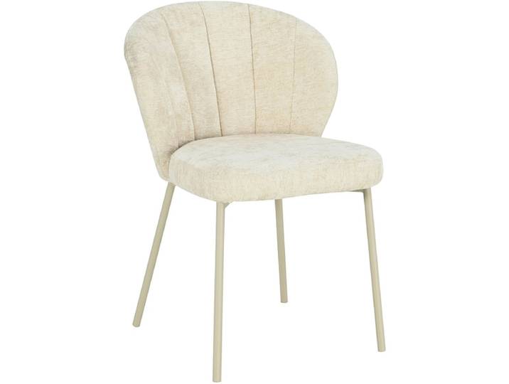 Stuhl STRIPE Stoff beige