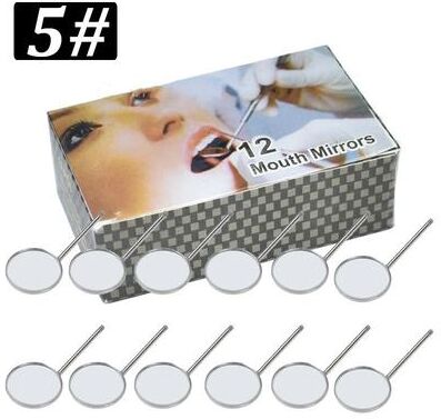 Inspire Essentials Stainless Steel Dental Mouth Mirror Set For Professional Oral Examination 5