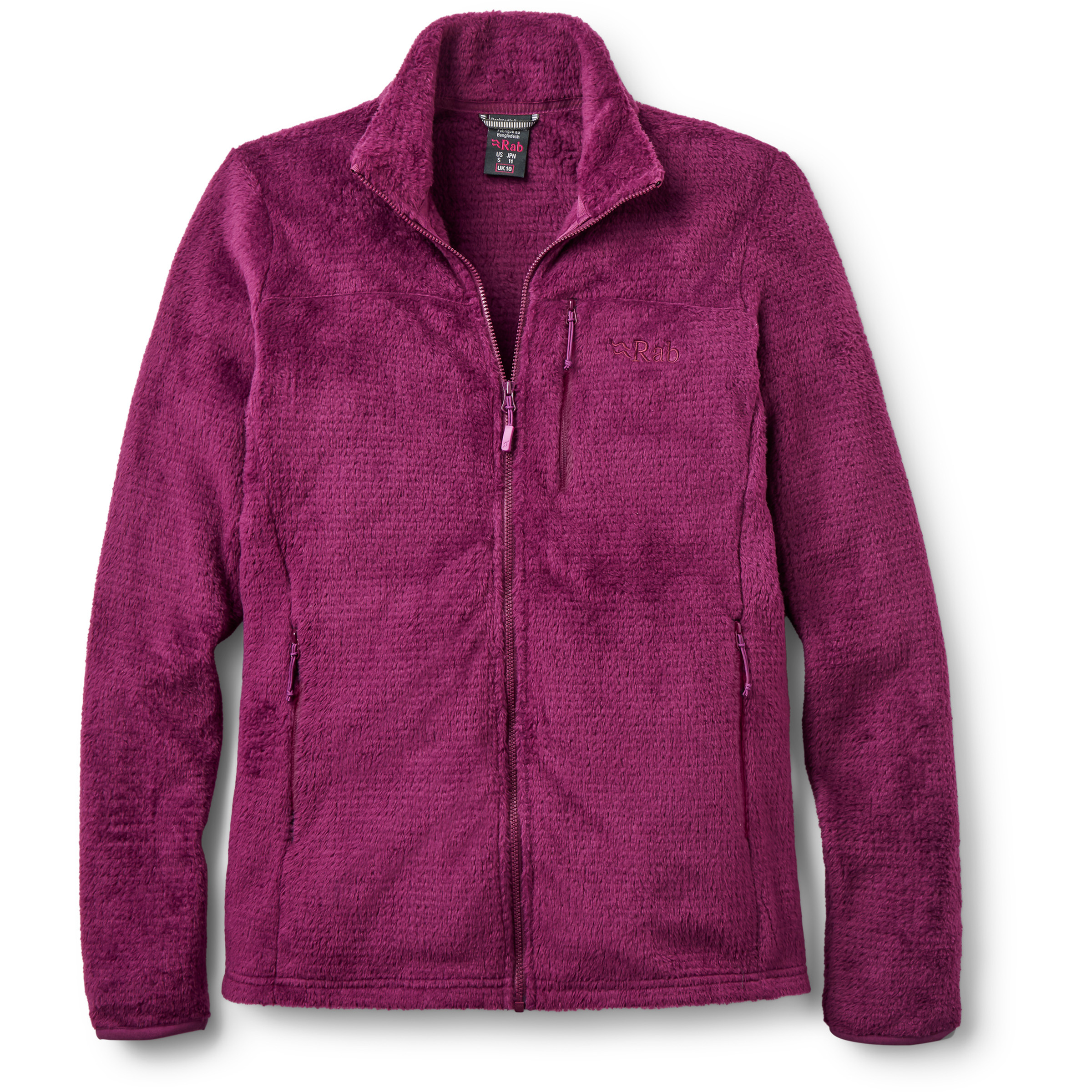 Rab Granitic Damen Fleecejacke lila Größe XL Camping Atmungsaktiv