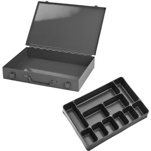 ADB Sortimentskasten 88516, 33 x 5 x 23cm, Metall, mit 11 Fächern