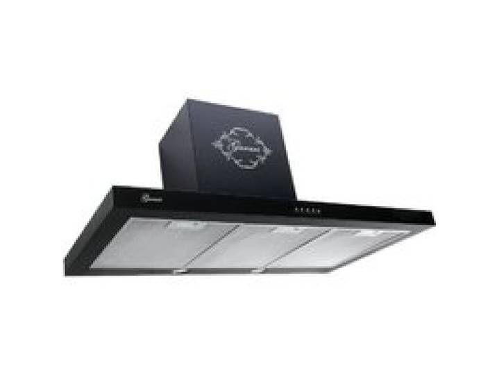 Hotte murale 70 cm Noir GURARI GCH 461 BL 7 Hotte aspirante 1000 m³/h Évacuation/recyclage Filtres lavables Design moderne