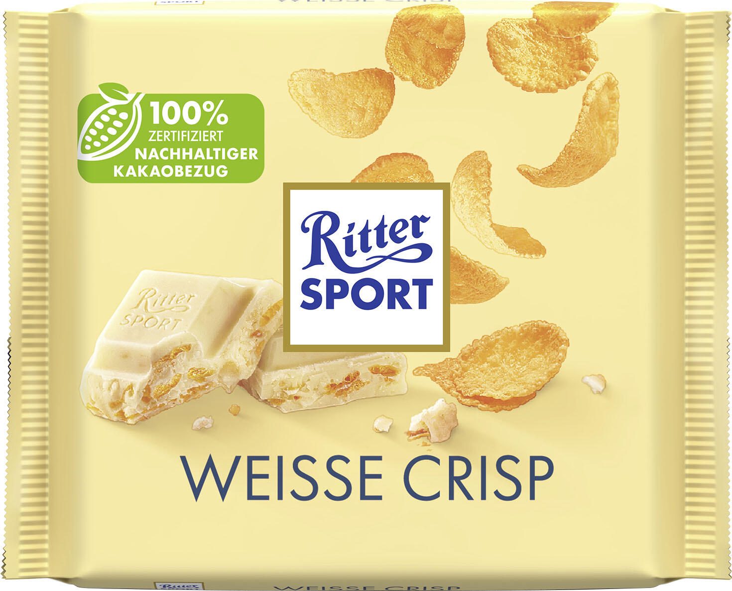 Ritter SPORT Weisse Crisp Schokolade 100,0 g 3997