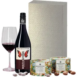 Präsent "Rotwein & Mandeln"