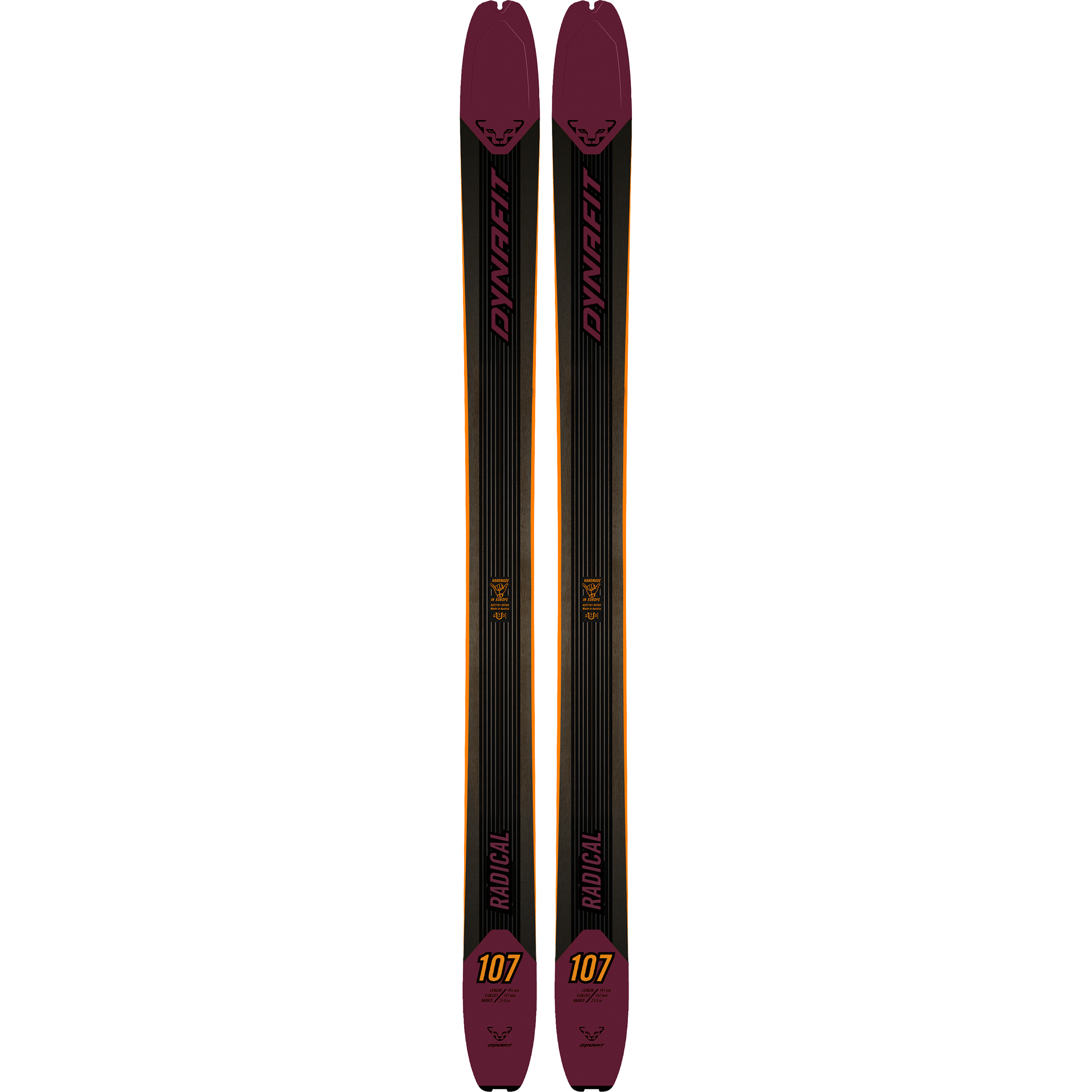 Dynafit Radical 107 Tourenski 23/24 Tourenski schwarz Größe 181cm Skitour