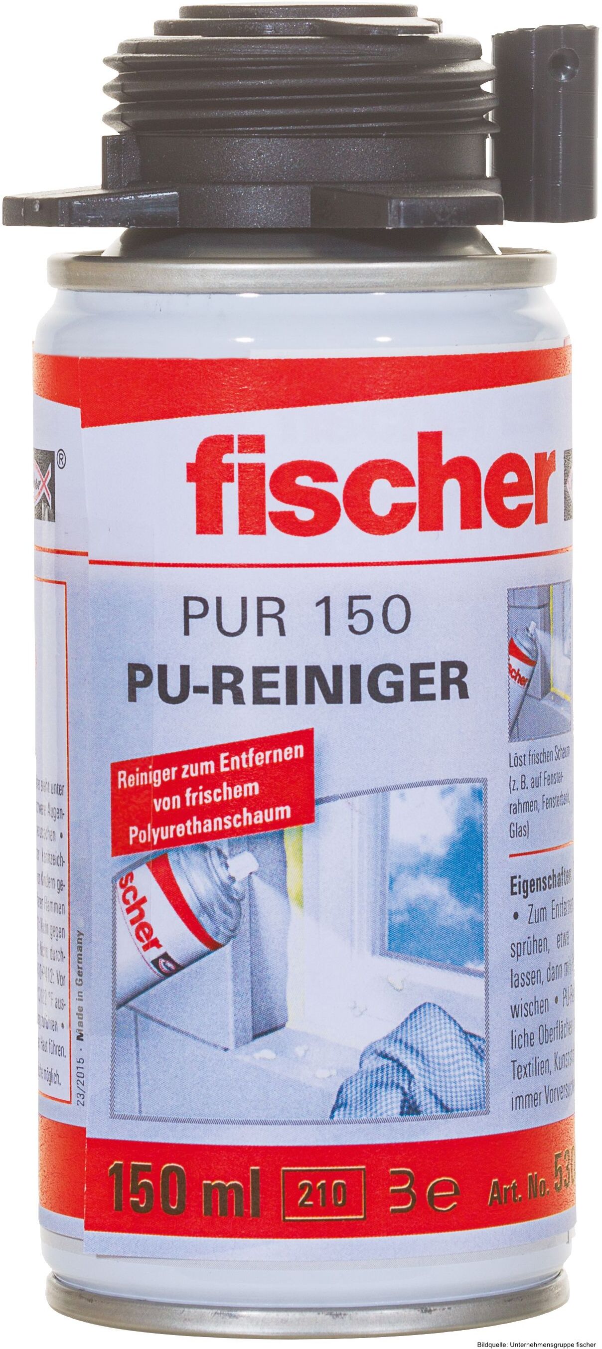 fischerwerke fischer PU - und Pistolenreiniger PUR, 150 ml