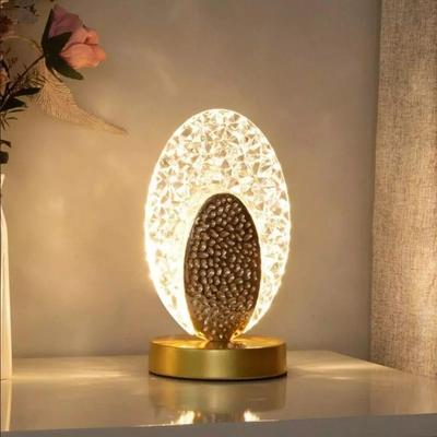 Evergreen Home Goods Wireless Rechargeable LED Lamp, Mood Light For Bedside Reading, Ambient Living Room Decor style F