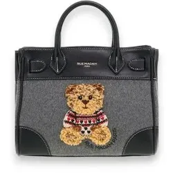 RUE MADAM PARIS für Damen. 1618 Graue Marvin Love Mini Tote Tasche (OSFA), Lässig, Polyurethan