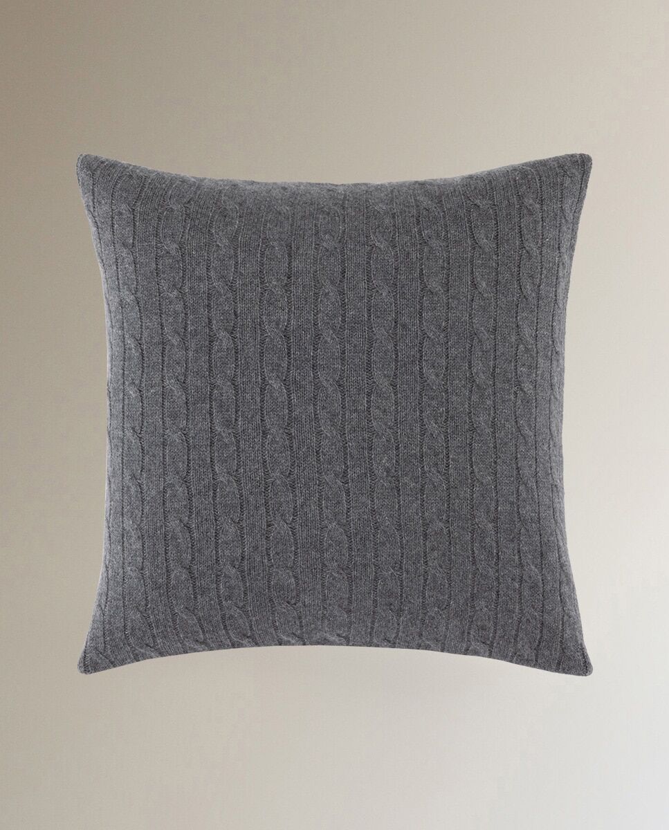 Ralph Lauren Home Funda de cojín Cashmere .  (45 x 45 cm) Gris