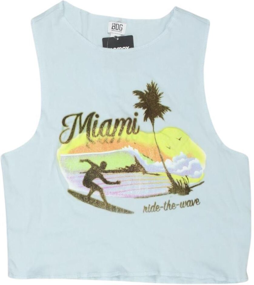 Urban Outfitters Damen Top, Hellblau, Gr. M, Baumwolle - Second Hand
