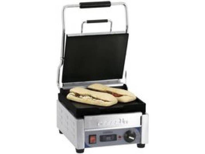 Grill Professionnel Lisse à Panini - Casselin - 255 x 230 mm - 2000 W - Inox