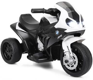 Costway 6V Kids 3 Wheels Riding BMW Licensed Electric Motorcycle-Black