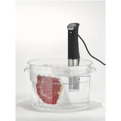 Caso Sous Vide Stick SV 1200 Smart, Dampfgarer + Reiskocher, Schwarz, Silber