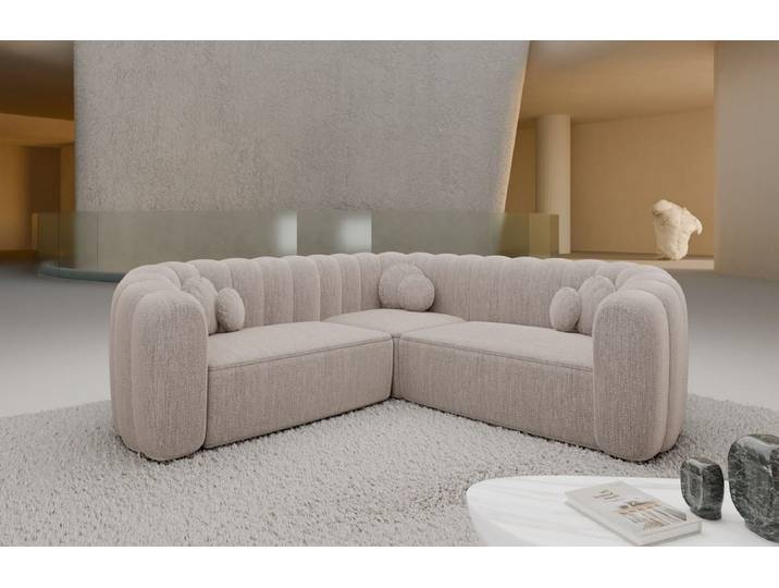 Stoff Ecksofa Almeria L-Form
