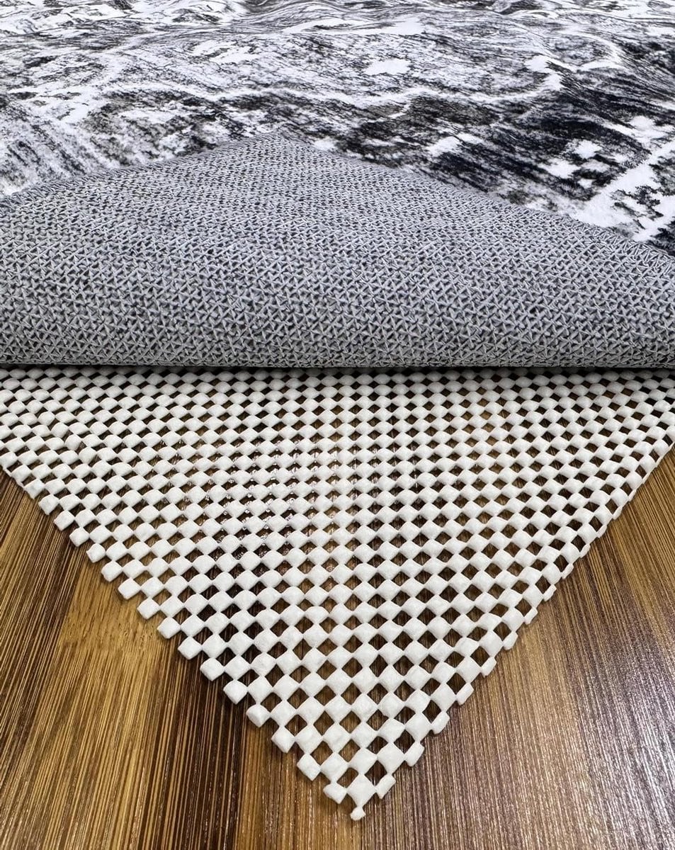 Antislip Tapijt Pad Vloerkleed Gripper Grijs 213 x 305 cm