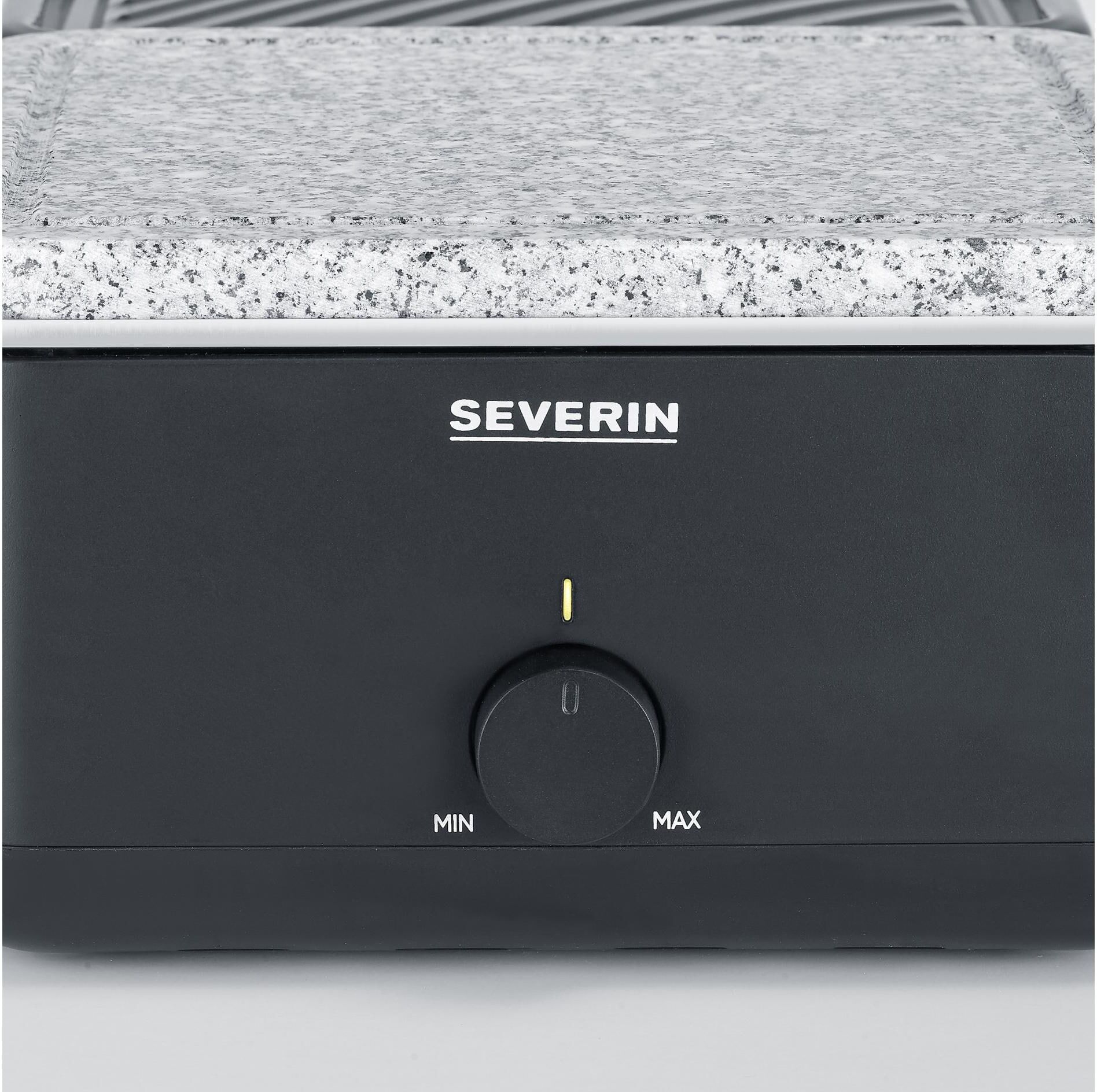Severin Raclette "Black Line Lite RG 2366 8 Personen", schwarz, Raclettes, Raclette schwarz Einheitsgröße